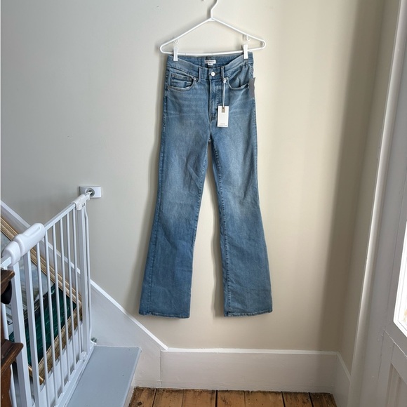 Good American Denim - Good American Blue Flare Wide Leg Jeans Size 6-12 (Size 28 inch waist)